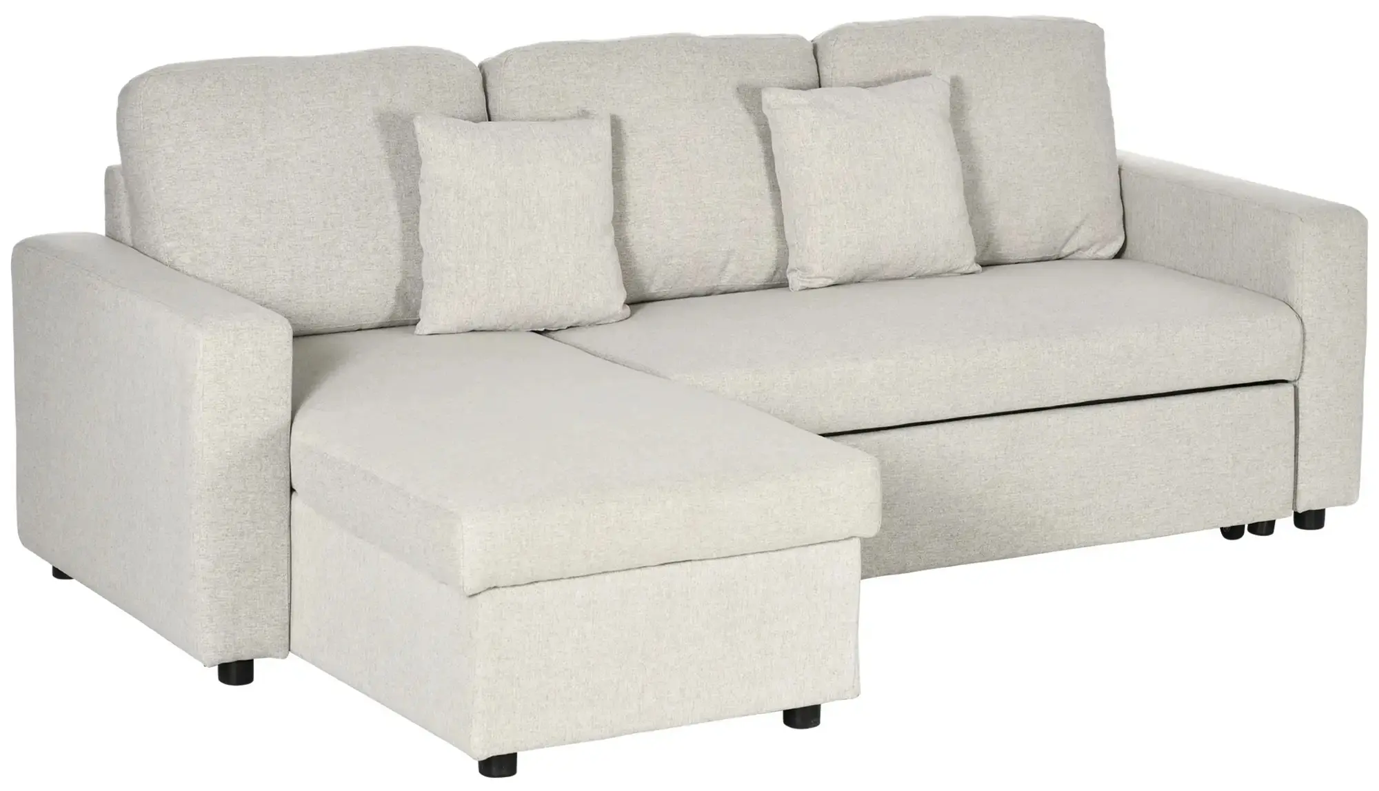 Угловой диван Homcom 839-468V81CW (Cream White) - 2