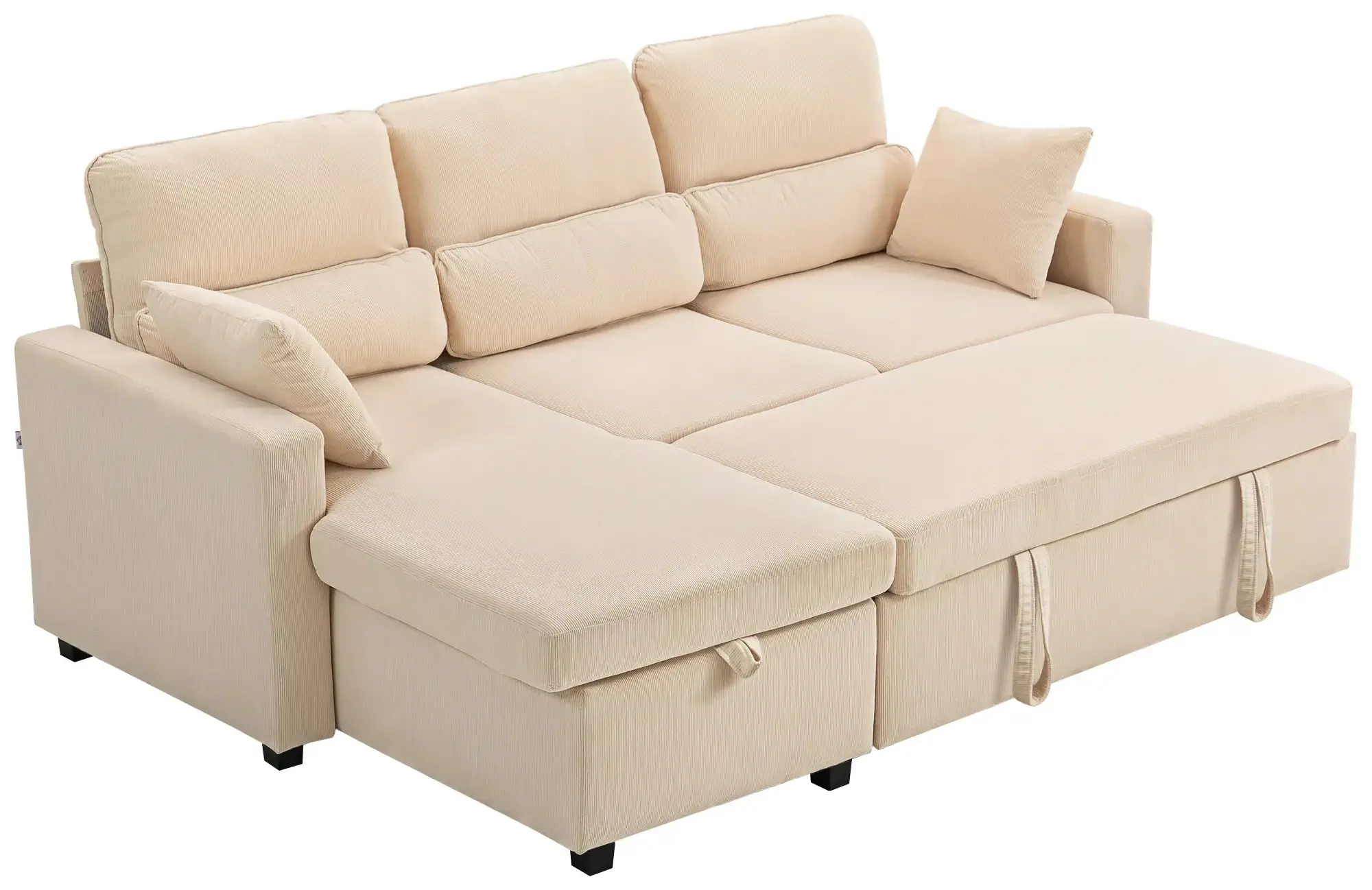 Угловой диван Homcom 83B-565V00BG (Beige) - 2