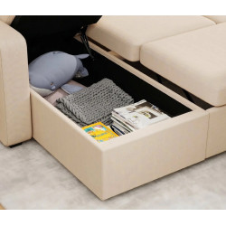 Угловой диван Homcom 83B-565V00BG (Beige) Thumb