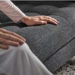 Диван Ikea Landskrona 4-местный/1 шезлонг/Металл (Гуннаред Темно-серый) Thumb