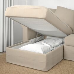 Canapea extensibila Ikea Gronlid 3-locuri/sezlong (Sporda Natur) Thumb