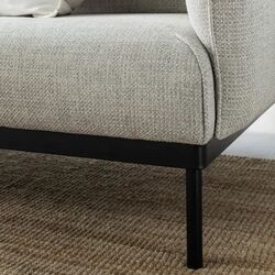 Canapea Ikea Applaryd 3-locuri/sezlong (Lejde Gri) Thumb