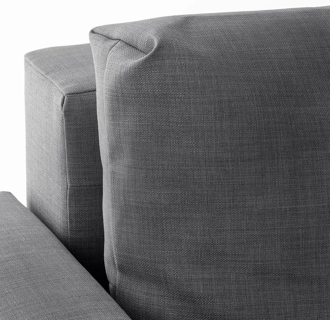 Canapea de colt Ikea Friheten/Klagshamn cu depozitare (Skiftebo Gri Inchis)