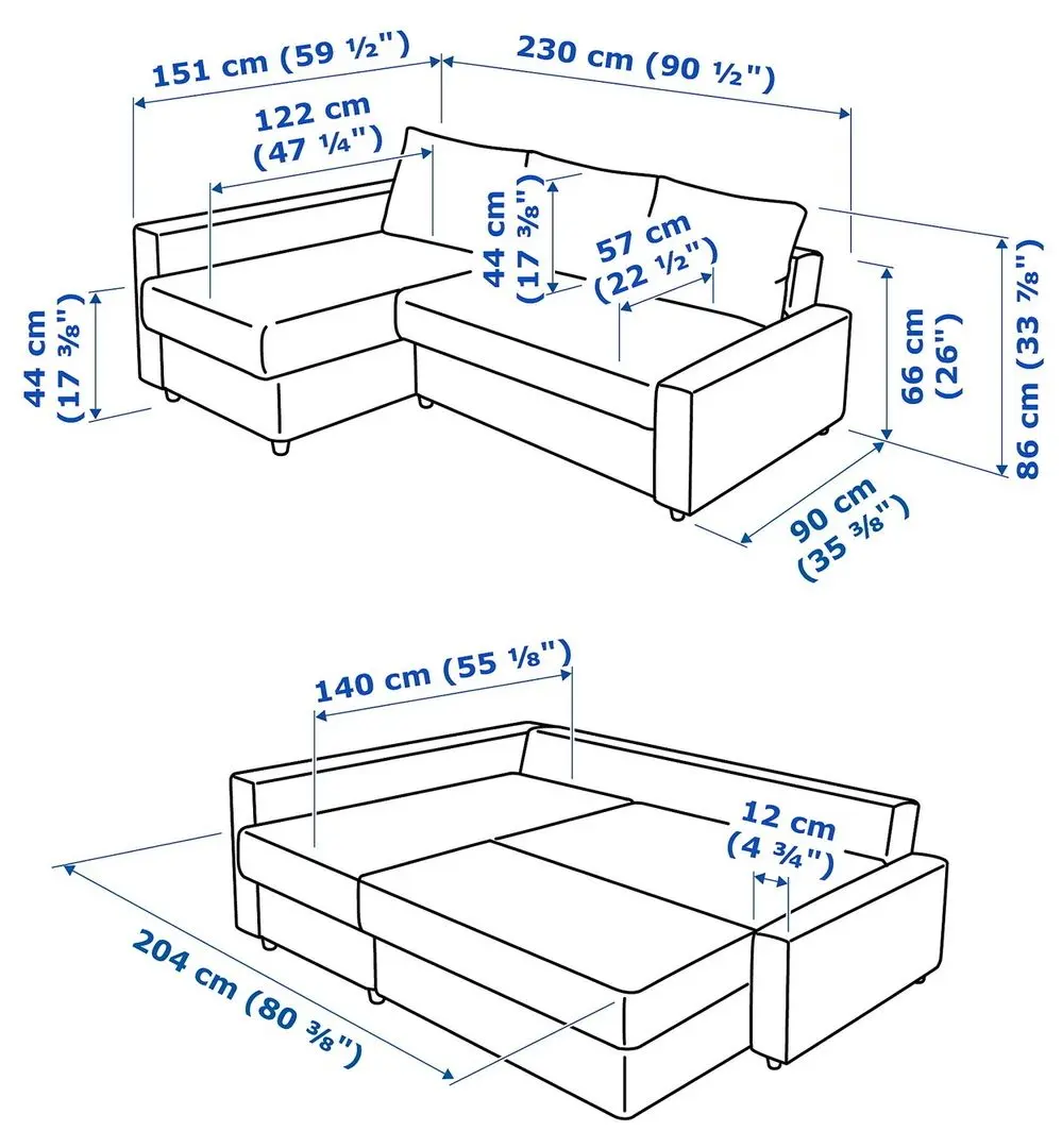 Canapea de colt Ikea Friheten/Klagshamn cu depozitare (Skiftebo Gri Inchis)