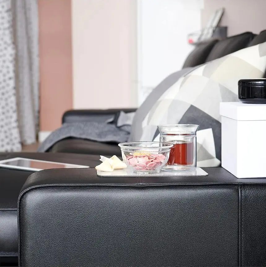 Canapea de colt Ikea Kivik 3-locuri/sezlong (Grann/Bomstad Negru)