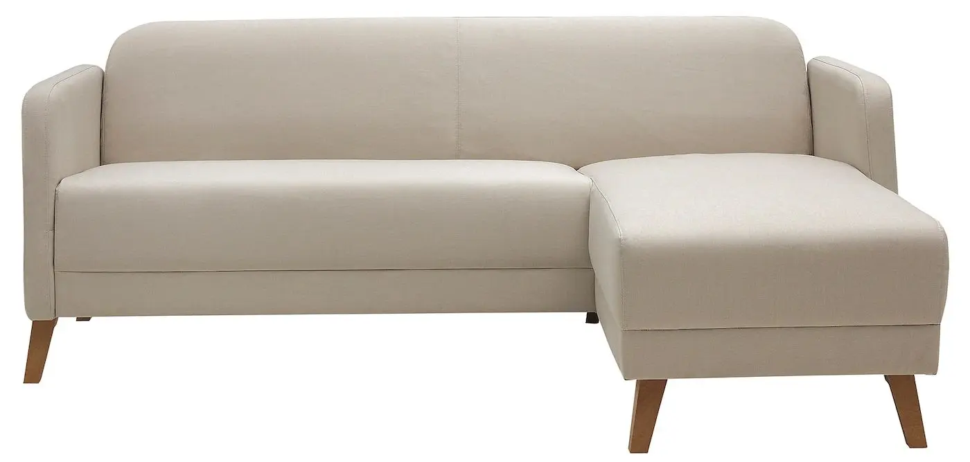 Canapea de colt Ikea Linanas 3-locuri/sezlong (Visle Bej)