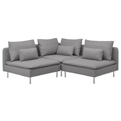 Canapea de colt Ikea Soderhamn 3-locuri (Tonerud Gri)