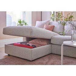 Диван угловой Ikea Vimle 5-местный/широкие подлокотники/шезлонг (Гуннаред Бежевый) Thumb