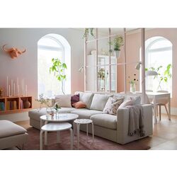 Canapea de colt extensibila Ikea Vimle 3-locuri/braţe late/șezlong (Gunnared Bej) Thumb