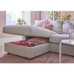 Canapea de colt extensibila Ikea Vimle 3-locuri/braţe late/șezlong (Gunnared Bej) Thumb