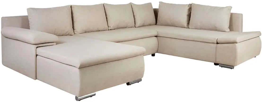 Canapea in forma de U Inspira Furniture Acra Right Enjoy New 02 (Camel)