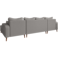 Canapea in forma de U Inspira Furniture Beata SF Fjord 08 (Grey) Thumb