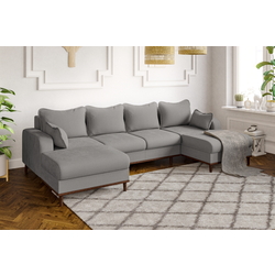 Canapea in forma de U Inspira Furniture Beata SF Fjord 08 (Grey) Thumb