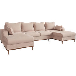 Canapea in forma de U Inspira Furniture Beata SF Fjord 23 (Beige) Thumb