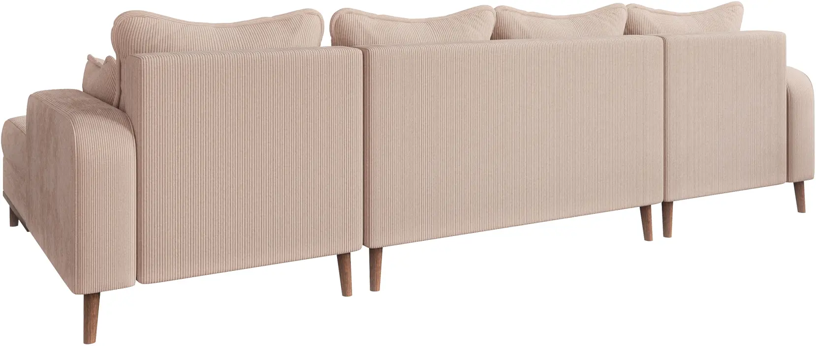 Canapea in forma de U Inspira Furniture Beata SF Fjord 23 (Beige)
