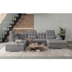 Диван П-образный Inspira Furniture Merkur SF HO+1+C+2+OT Right Enjoy New 21 (Grey) Thumb