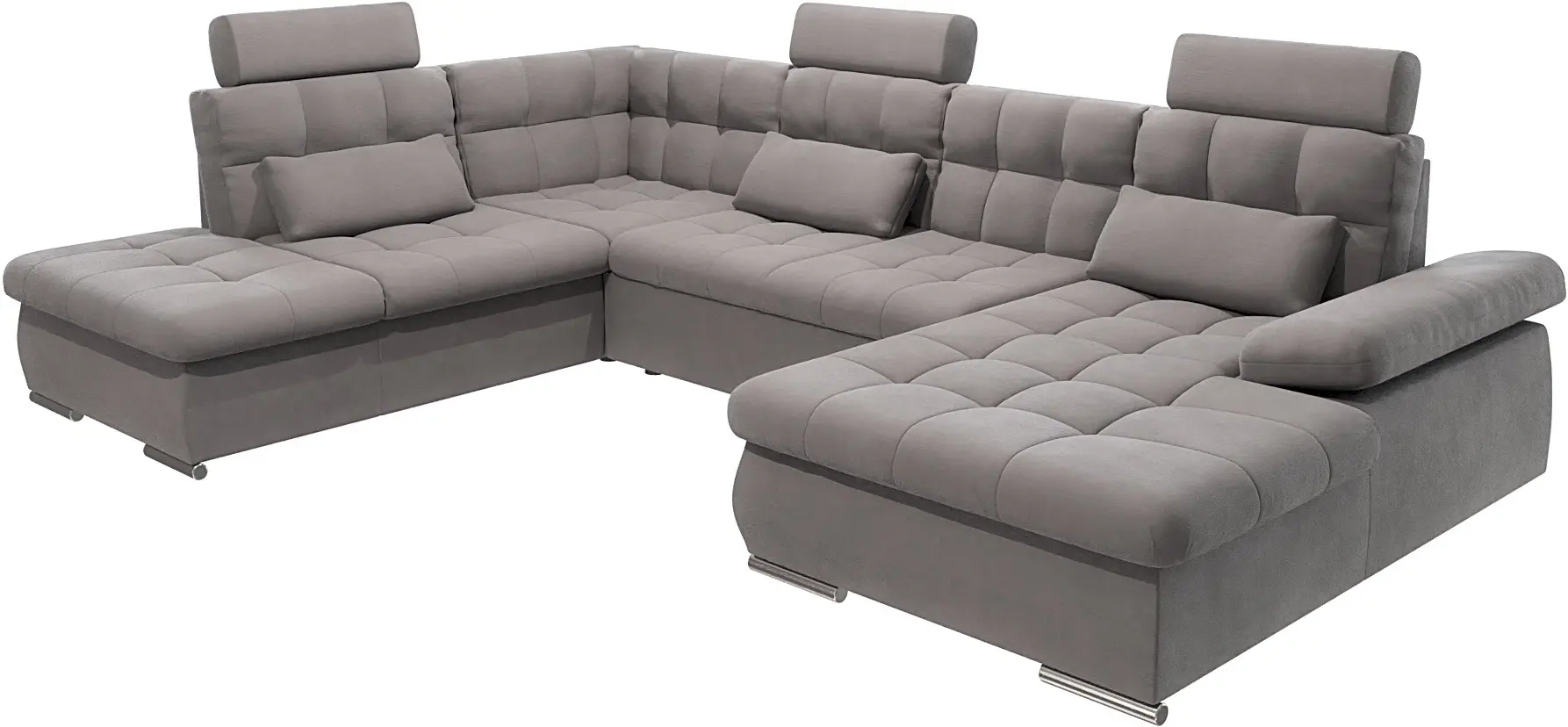 Диван П-образный Inspira Furniture Merkur SF HO+1+C+2+OT Right Enjoy New 21 (Grey)