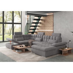 Диван П-образный Inspira Furniture Merkur SF HO+1+C+2+OT Right Enjoy New 21 (Grey) Thumb