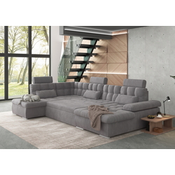 Диван П-образный Inspira Furniture Merkur SF HO+1+C+2+OT Right Enjoy New 21 (Grey) Thumb