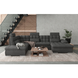Canapea in forma de U Inspira Furniture Merkur SF HO+1+C+2+OT Right Enjoy New 24 (Graphite) Thumb