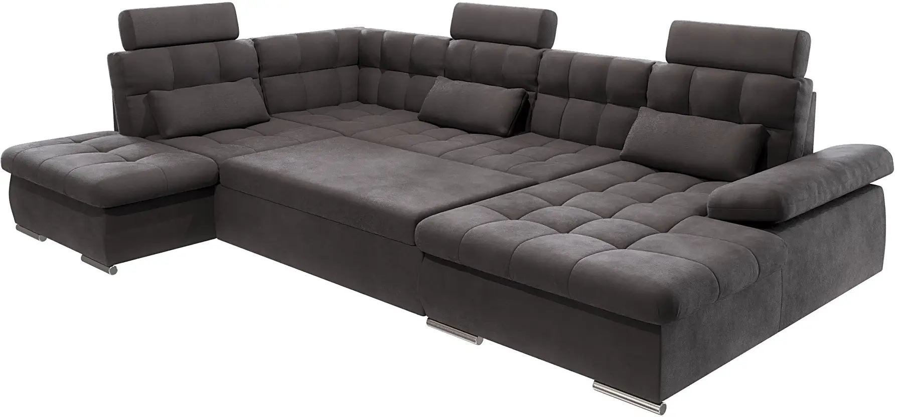 Canapea in forma de U Inspira Furniture Merkur SF HO+1+C+2+OT Right Enjoy New 24 (Graphite)