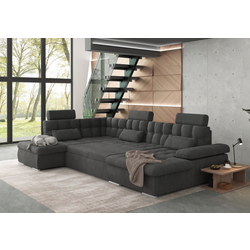 Canapea in forma de U Inspira Furniture Merkur SF HO+1+C+2+OT Right Enjoy New 24 (Graphite) Thumb