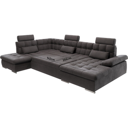 Canapea in forma de U Inspira Furniture Merkur SF HO+1+C+2+OT Right Enjoy New 24 (Graphite) Thumb