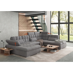 Диван П-образный Inspira Furniture Merkur SF OT+2+C+1+HO Left Enjoy New 21 (Grey) Thumb