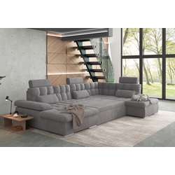Диван П-образный Inspira Furniture Merkur SF OT+2+C+1+HO Left Enjoy New 21 (Grey) Thumb