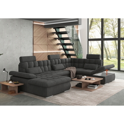 Canapea in forma de U Inspira Furniture Merkur SF OT+2+C+1+HO Left Enjoy New 24 (Graphite) Thumb