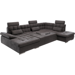 Canapea in forma de U Inspira Furniture Merkur SF OT+2+C+1+HO Left Enjoy New 24 (Graphite) Thumb