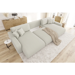 Canapea in forma de U Inspira Furniture Sara SF Lincoln 03 (Beige) Thumb