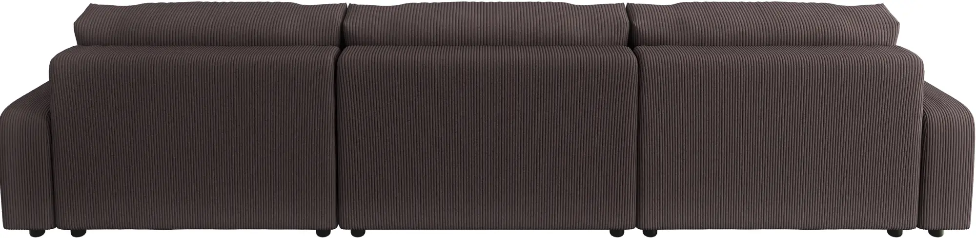 Canapea in forma de U Inspira Furniture Sara SF Lincoln 29 (Brown)