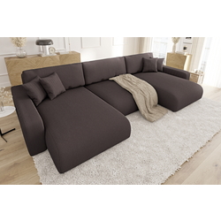 Canapea in forma de U Inspira Furniture Sara SF Lincoln 29 (Brown) Thumb