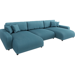Canapea in forma de U Inspira Furniture Sara SF Lincoln 75 (Turquoise) Thumb
