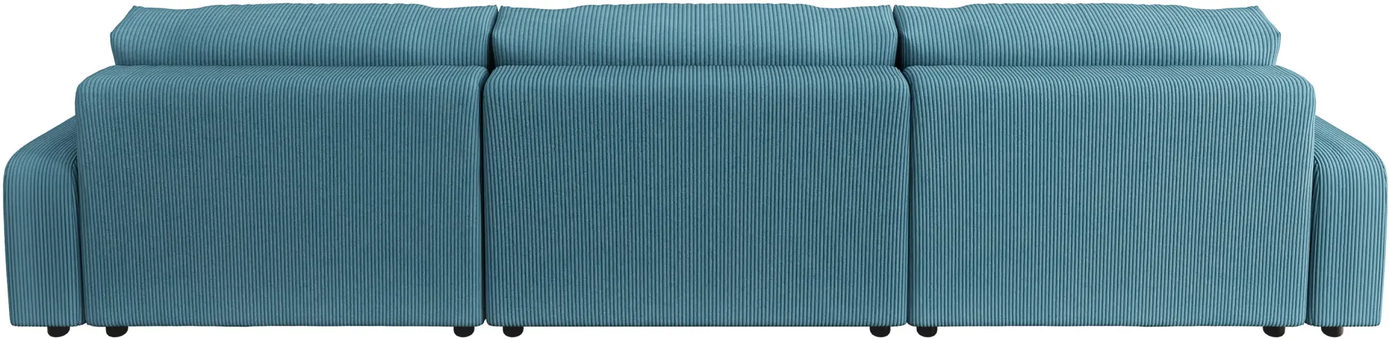 Canapea in forma de U Inspira Furniture Sara SF Lincoln 75 (Turquoise)