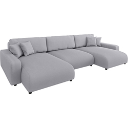 Canapea in forma de U Inspira Furniture Sara SF Lincoln 86 (Grey) Thumb