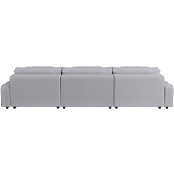 Canapea in forma de U Inspira Furniture Sara SF Lincoln 86 (Grey) Thumb