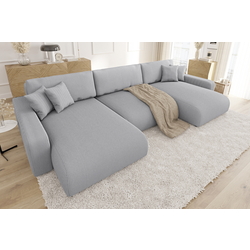Canapea in forma de U Inspira Furniture Sara SF Lincoln 86 (Grey) Thumb