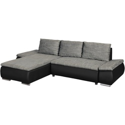 Canapea de colt Inspira Furniture Acra Left Soft 11/Lawa 05 (Black/Grey) Thumb