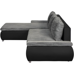 Canapea de colt Inspira Furniture Acra Left Soft 11/Lawa 05 (Black/Grey) Thumb