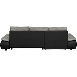 Canapea de colt Inspira Furniture Acra Left Soft 11/Lawa 05 (Black/Grey) Thumb