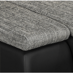 Canapea de colt Inspira Furniture Acra Left Soft 11/Lawa 05 (Black/Grey) Thumb