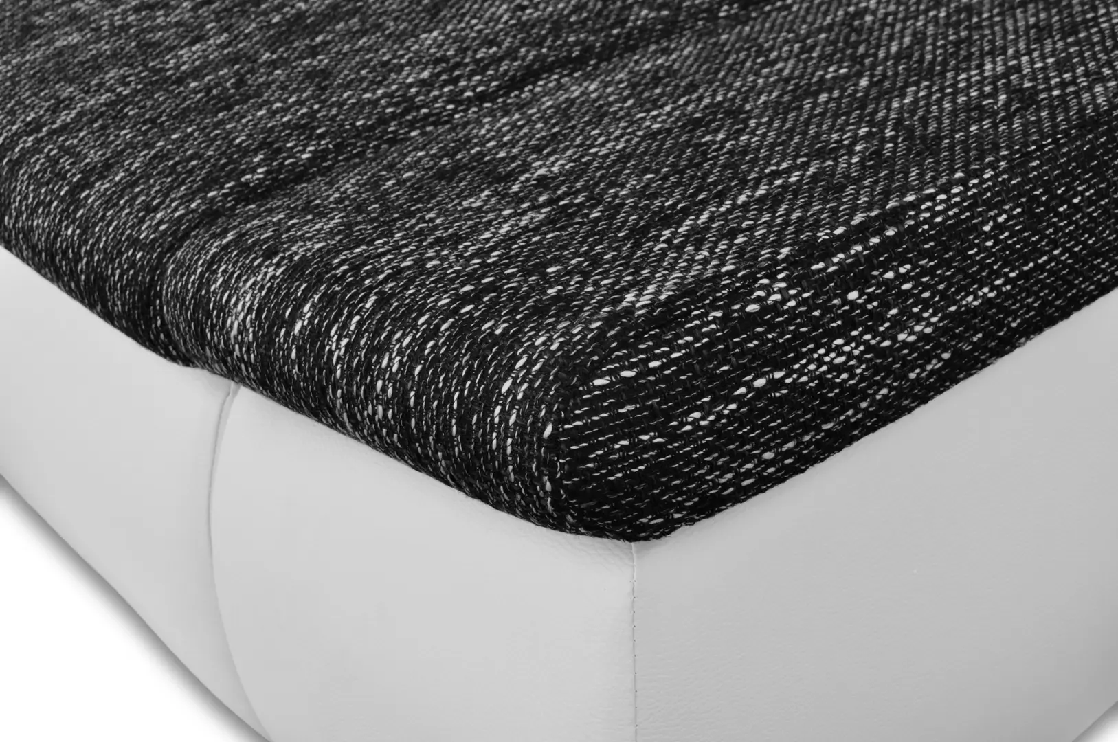 Диван угловой Inspira Furniture Acra Left Soft 17/Berlin 02 (White/Dark Grey)