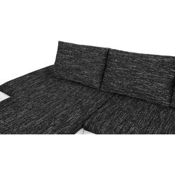 Диван угловой Inspira Furniture Acra Left Soft 17/Berlin 02 (White/Dark Grey) Thumb