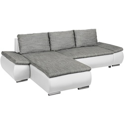 Canapea de colt Inspira Furniture Acra Left Soft 17/Lawa 05 (White/Grey) Thumb
