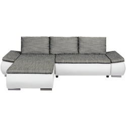 Canapea de colt Inspira Furniture Acra Left Soft 17/Lawa 05 (White/Grey) Thumb