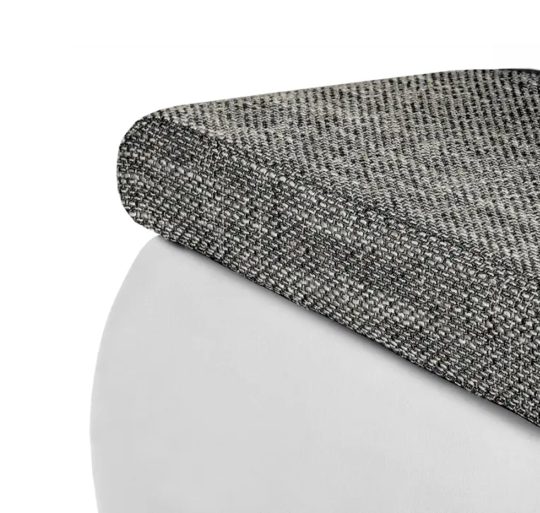 Canapea de colt Inspira Furniture Acra Left Soft 17/Lawa 05 (White/Grey)