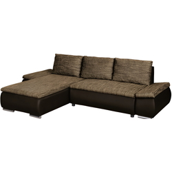 Диван угловой Inspira Furniture Acra Left Soft 66/Lawa 02 (Brown/Grey) Thumb