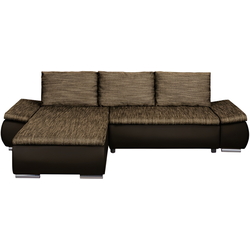 Диван угловой Inspira Furniture Acra Left Soft 66/Lawa 02 (Brown/Grey) Thumb